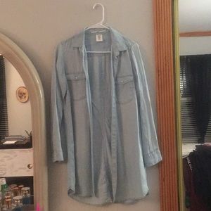 H&M Denim Button Down Size 6